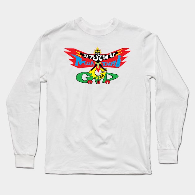 TABCxon #036 Muaythai God Garuda Long Sleeve T-Shirt by TABCXON